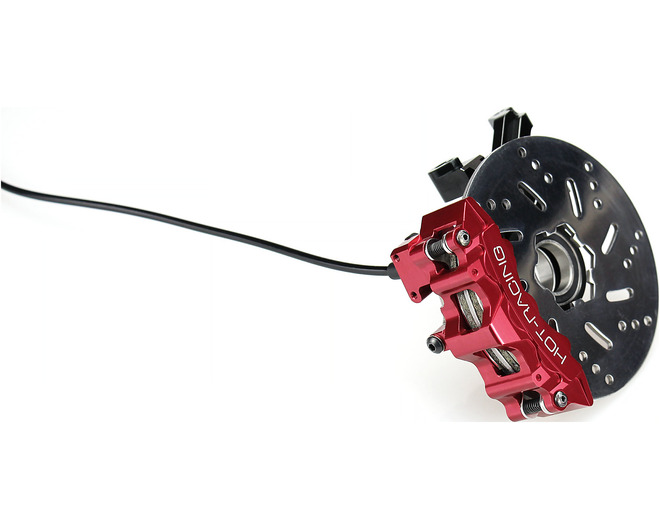 Red Aluminum Front Brake Calipers TRA FSC photo