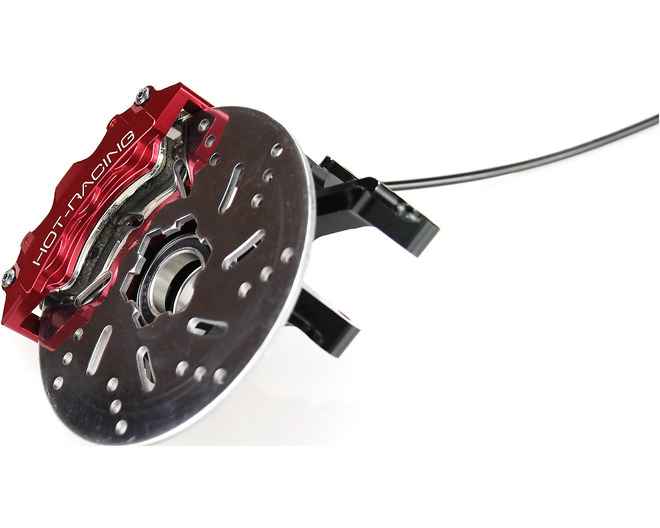 Red Aluminum Front Brake Calipers TRA FSC photo