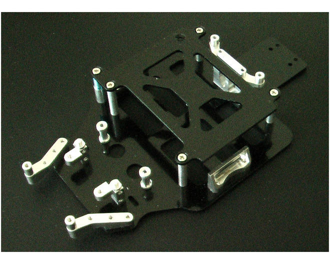 Fiber main chassis with silver mount