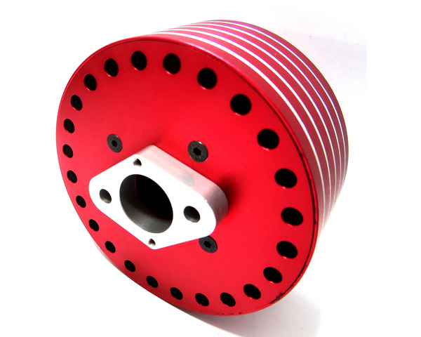Two-Stage Red Aluminum Air Filter - Losi 5ive-T photo