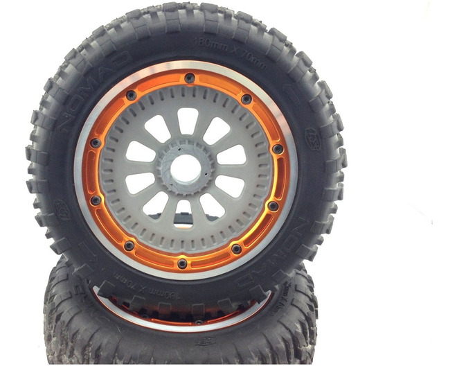 Tap to zoom Orange Aluminum Beadlock Rings: 5ive