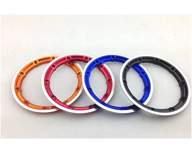 Tap to zoom Orange Aluminum Beadlock Rings: 5ive