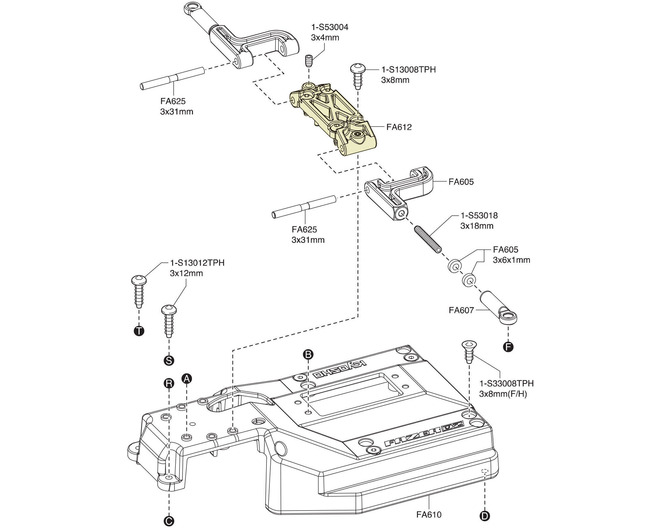 CNC T6 Upper Arm mount FZD2 photo