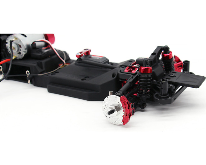 CNC T6 Brake Disc Red Caliper FZD2 photo