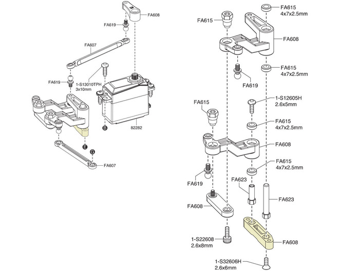 CNC T6 Steering Mount FZD2 photo
