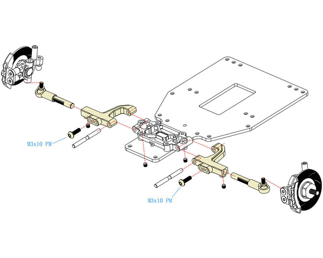 CNC T6 Front Lower Arms (2) FZD2 photo