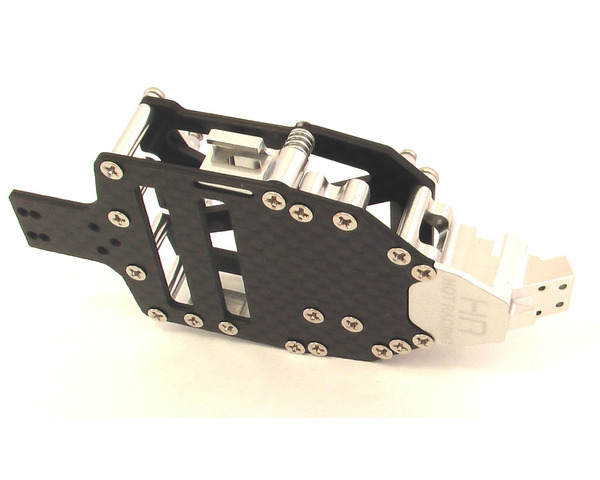 discontinued Carbon Fiber Complete Chassis (Silver) - Losi 1/36 photo