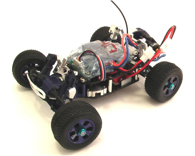 Tap to zoom discontinued Carbon Fiber Complete Chassis (Blue) - Losi 1/36 Mi