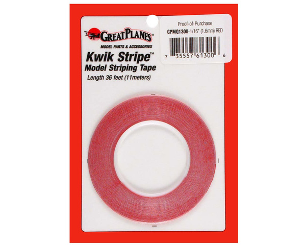 discontinued  Striping Tape Red 1/16 inch photo