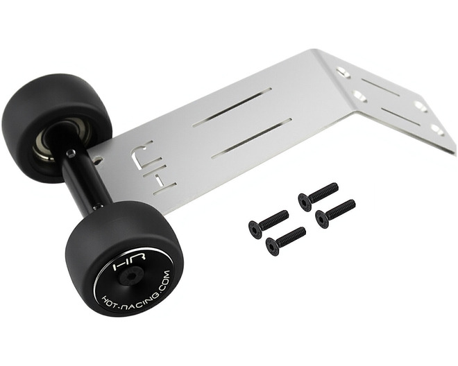 HD Bearing Skid Plate Wheelie Bar - Grom MT photo