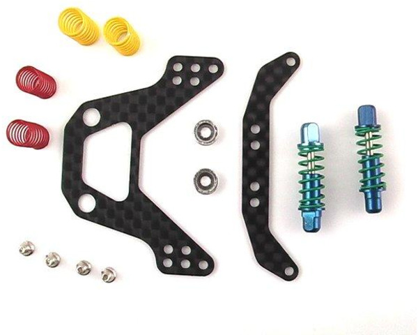 Graphite roll shock set for mr2 rm