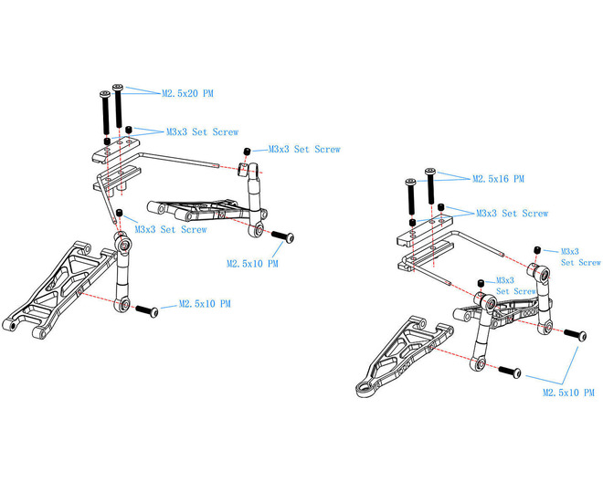 Anti-Roll Sway Bar set Grom Typhon Nascar photo