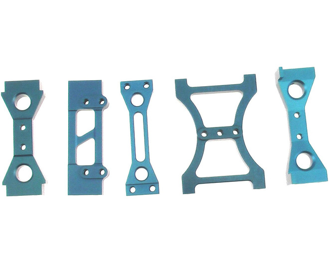 discontinued Blue chassis brace set (5)