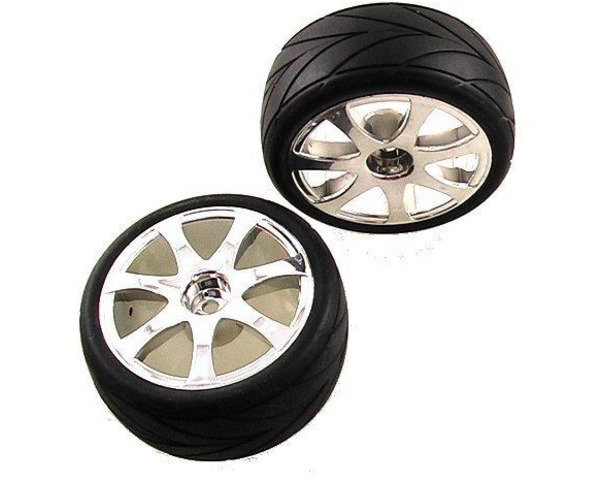 Tap to zoom 7 Spoke Wheels and Tires Set