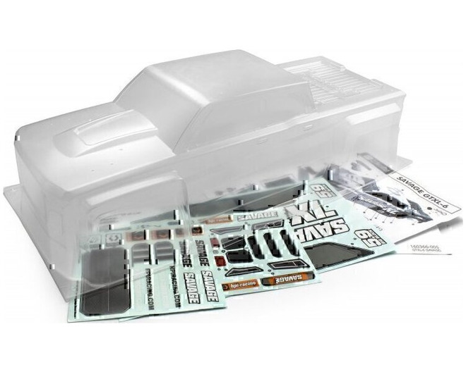 GTXl-6 Kingcab Clear Truck Body Savage XL photo