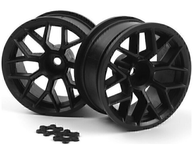 RTR Wheel 26mm Black 6mm Offset Pair Sport 3 photo