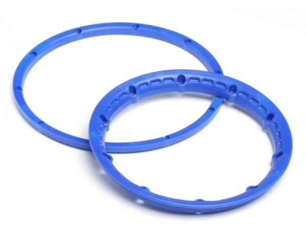 H/D Wheel Beadlock Rings Blue (2) photo