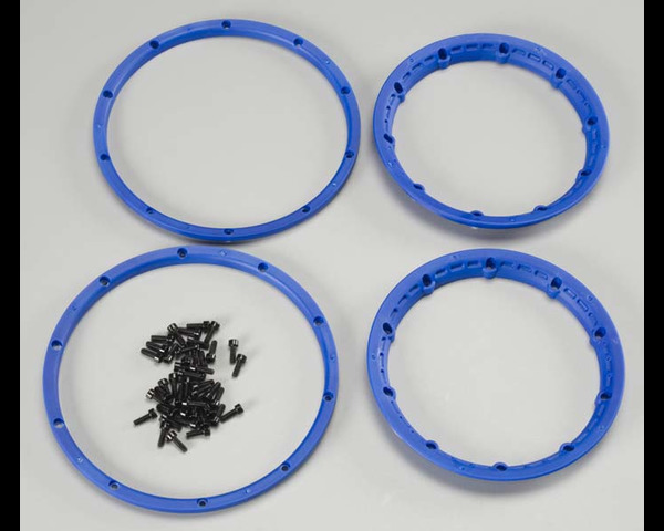 H/D Wheel Beadlock Rings Blue (2) photo