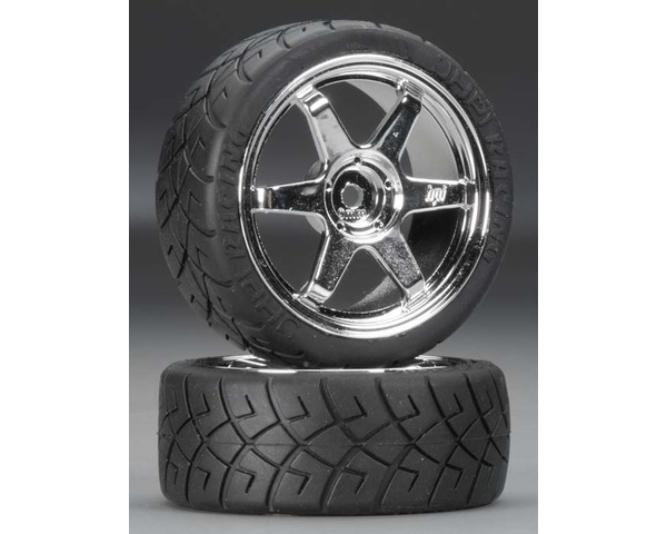 discontinued Mounted X-Pattern Tires D Compound TE37 0mm Offset photo