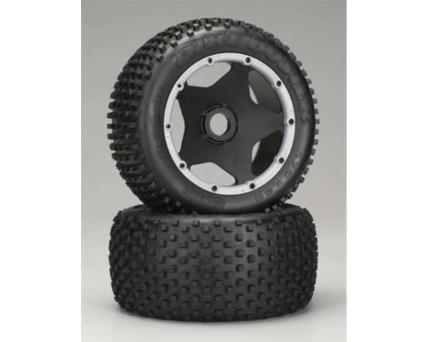 discontinued Dirt Buster Block Tires S Compound Black Wheels Baj photo