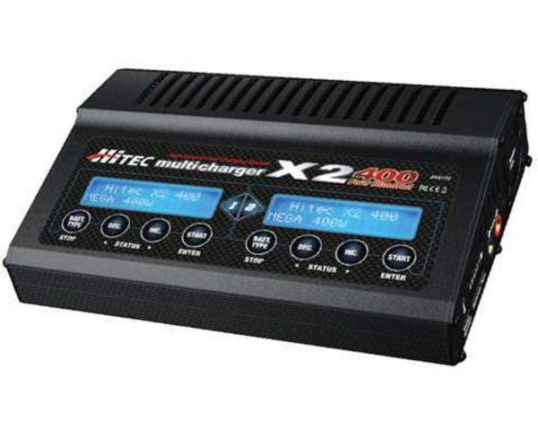 Hitec X2-400 2-Port Multicharger 400 watts x2 photo