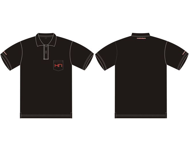 Tap to zoom discontinued Hot Racing Polo Shirt XL Black