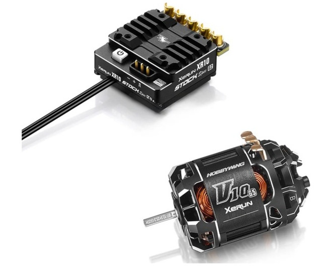XR10 Stock Spec G2 ESC & V10 13.5T G5 Torque Motor Combo