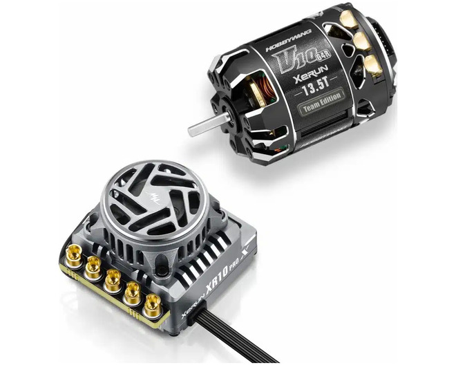 Xr10 Pro G3x & V10 G4r 17.5t Team Edition Motor Combo photo