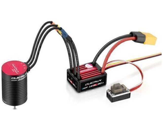 Quickrun 16bl30 G2 Esc & 2435sl 4500kv G3 Motor Combo photo