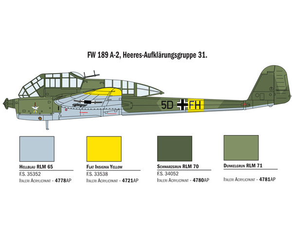 discontinued 1/72 FW-189 A-1 photo