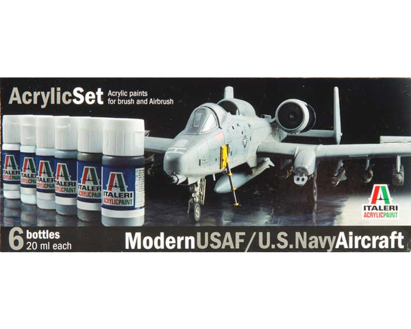 Modern USAF/US Navy Aircraft 6 Color Asst Acryli photo
