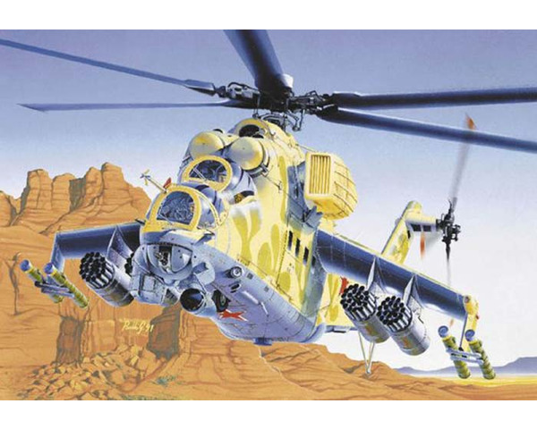 1/72 MIL-24 Hind D/E Military Helicopter photo