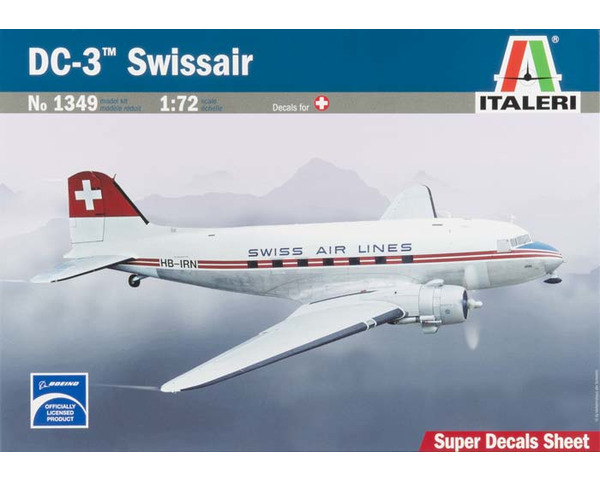 1/72 DC-3 Swissair photo