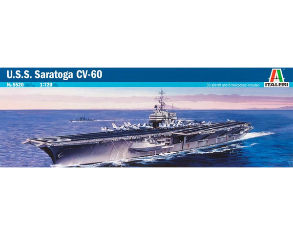 1/720 USS Saratoga CV-60 photo