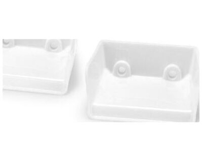 Tekno NB48 2.2 / Techno EB48 2.2 Injection Molded Front Wing Wh photo