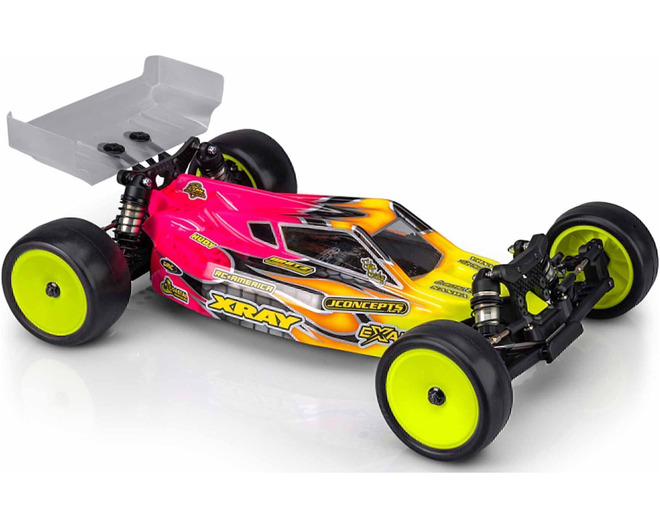 P2 - Xray Xb2 2025 Body W/ Carpet / Turf / Dirt Wing Clear photo