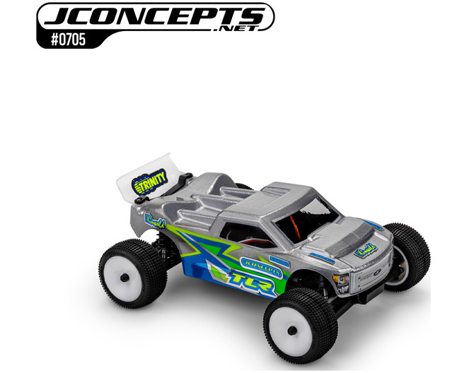 Tap to zoom Losi Micro-T Finnisher Stadium Truck Body W/Spoiler (Clear)