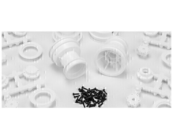 Mini-Tribute Wheel with Hex Adaptor Covers Mock Bead Lock 4pc photo