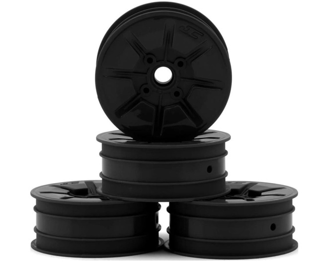 RC10 Pioneer 2.2 Bearing Front Wheels (Black) (4) photo