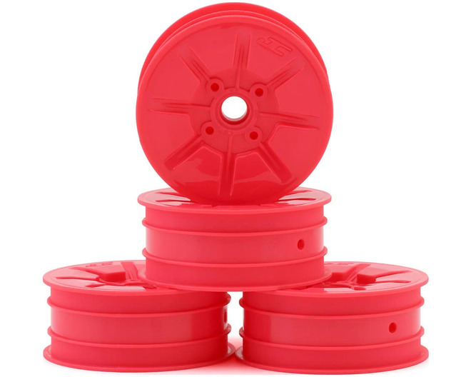 RC10 Pioneer 2.2 Bearing Front Wheels (Pink) (4) photo