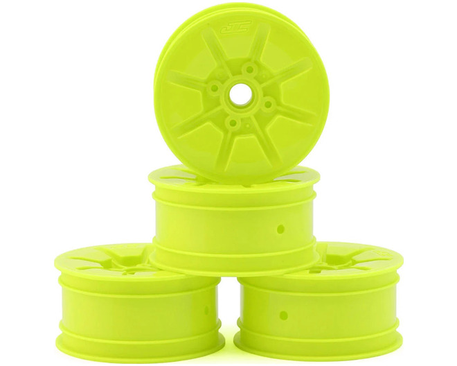 RC10t Pioneer 2.2 Narrow Front Wheels (Yellow) (4) photo