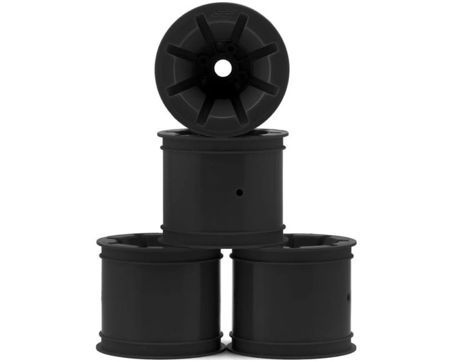 RC10t Pioneer 2.2 Bearing Front Wheels (Black) (4) photo