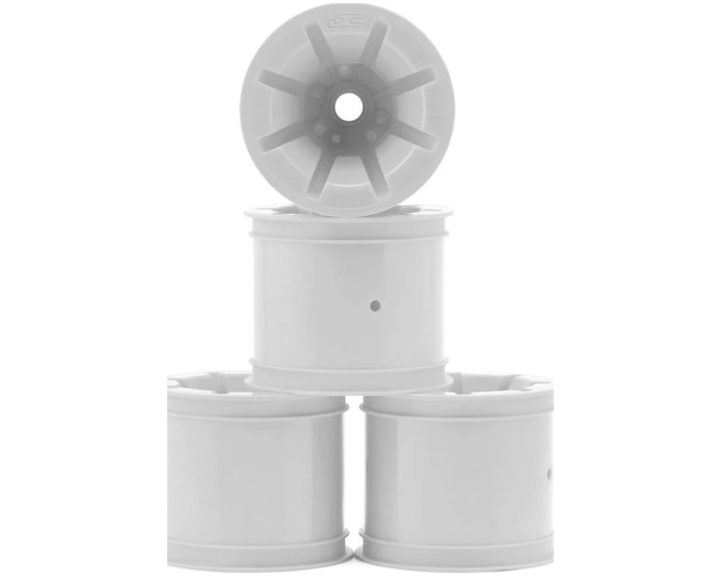 RC10t Pioneer 2.2 Bearing Front Wheels (White) (4) photo