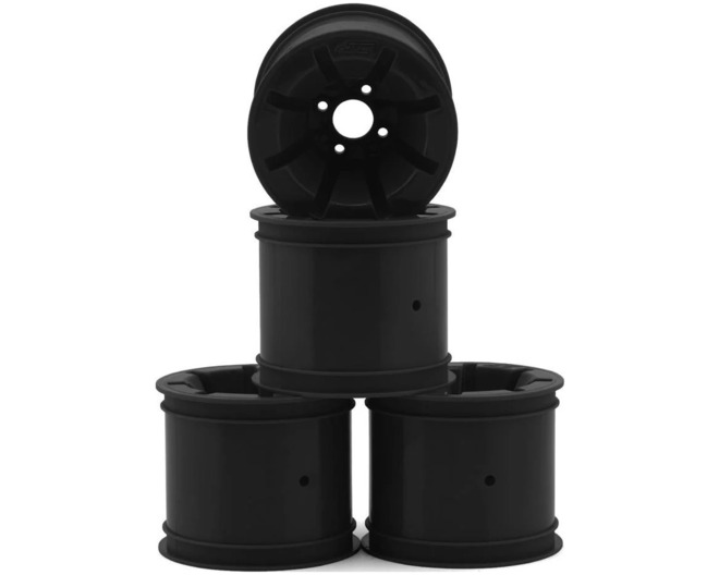 RC10t Pioneer 2.2 Rear Wheels W/Adapters (Black) (4) photo