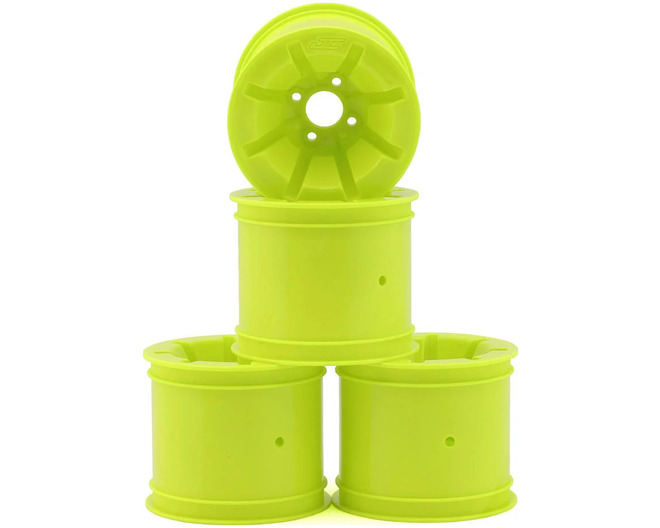 RC10t Pioneer 2.2 Rear Wheels W/Adapters (Yellow) (4) photo