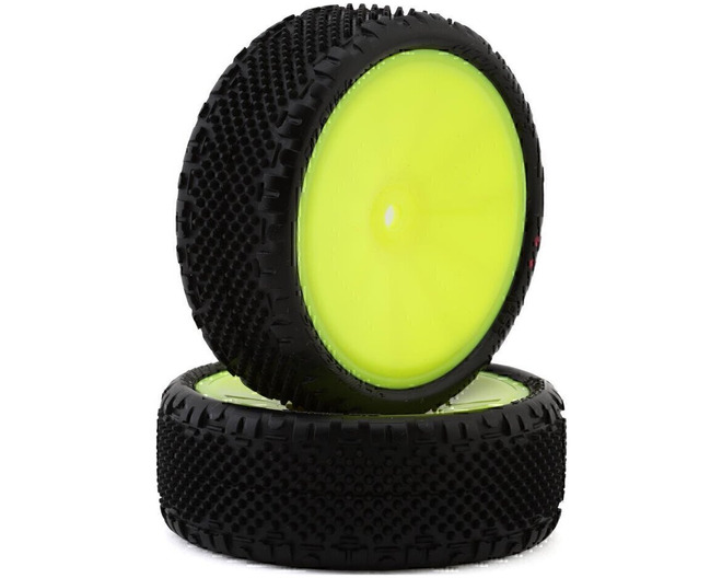 Pin Swag LP Wide 2.2 Pre-Mounted 2WD Front Pink on Yellow photo