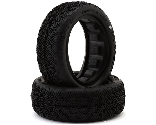 Double Bar 2.2 2WD Front Buggy Off-Road Tires (2) (Silver) photo