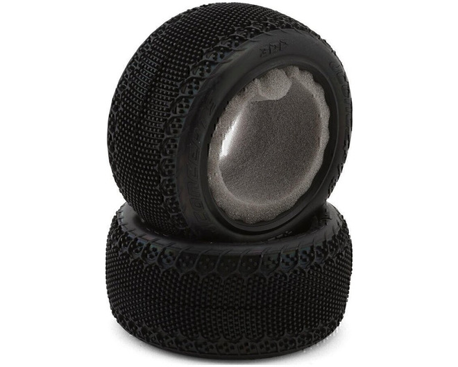 3dp 2.2 Rear Buggy Carpet Tires (2) (Pink) photo