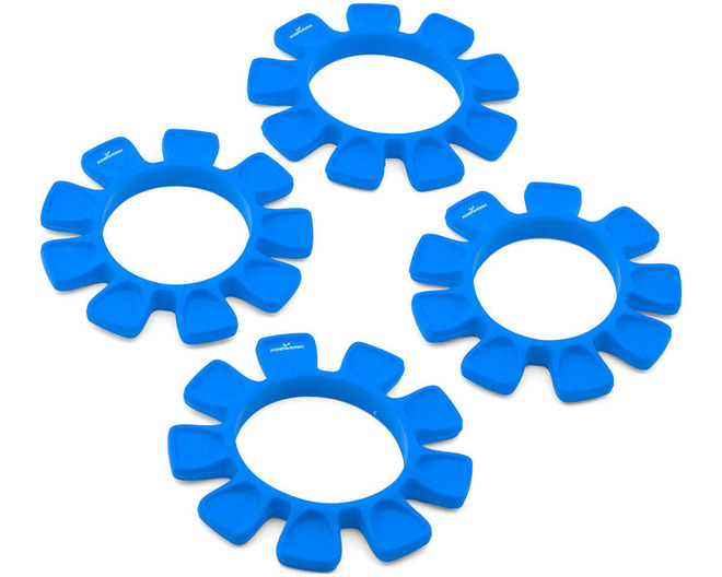 Ufo High-Strength Silicone Tire Glue Bands (Blue) (4) (1/8 & 1/1 photo