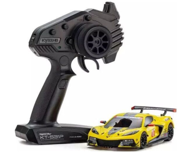 Mini-Z Rwd Mr-04 Readyset Chevrolet Corvette C8.R Yellow photo